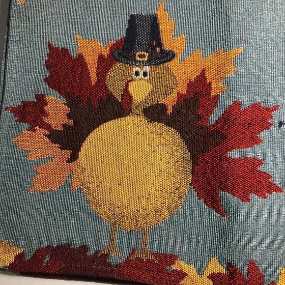 🛒 $4 -  4 x Thanksgiving Cloth Placemats NWT #2336 - Picture 4 of 5